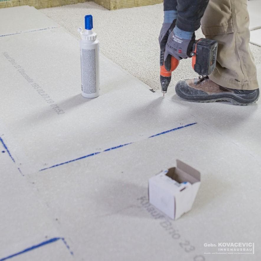 Fußbodensysteme Installation